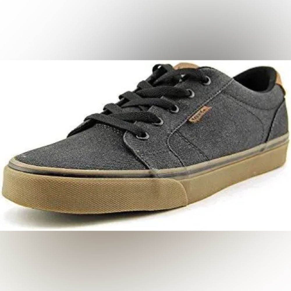 Vans Bishop shoes, black waxed denim, men’s Size 11